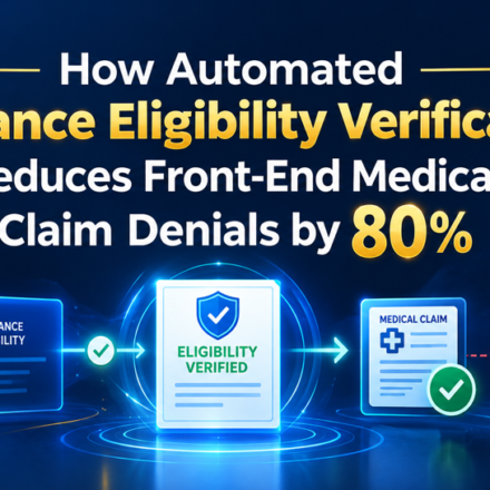 How Automated Insurance Eligibility Verification Reduces Front-End Medical Claim Denials by 80%