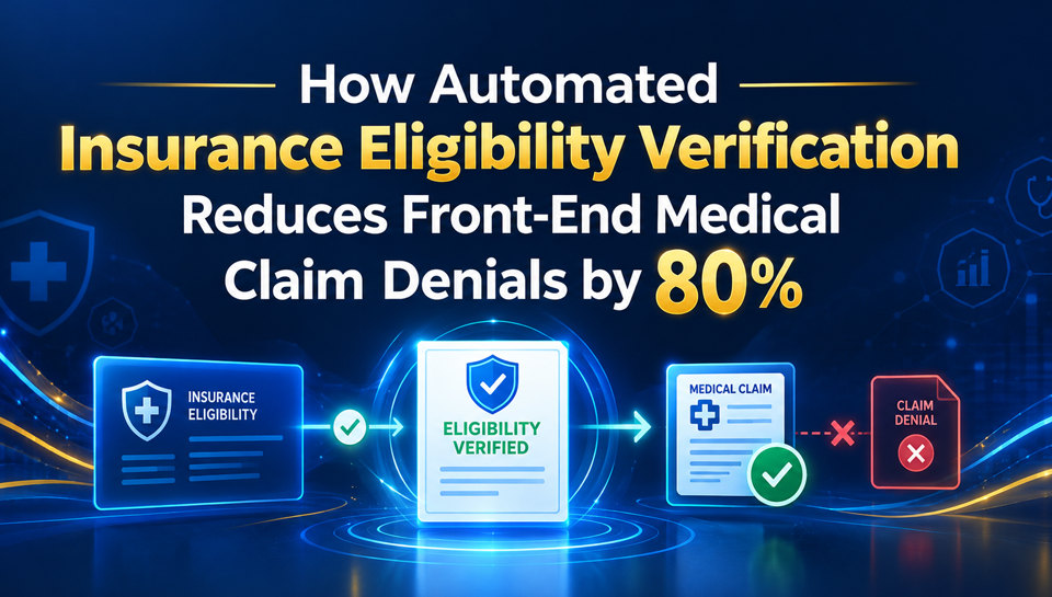 How Automated Insurance Eligibility Verification Reduces Front-End Medical Claim Denials by 80%