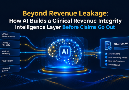 Beyond Revenue Leakage: How AI Builds a Clinical Revenue Integrity Intelligence Layer Before Claims Go Out